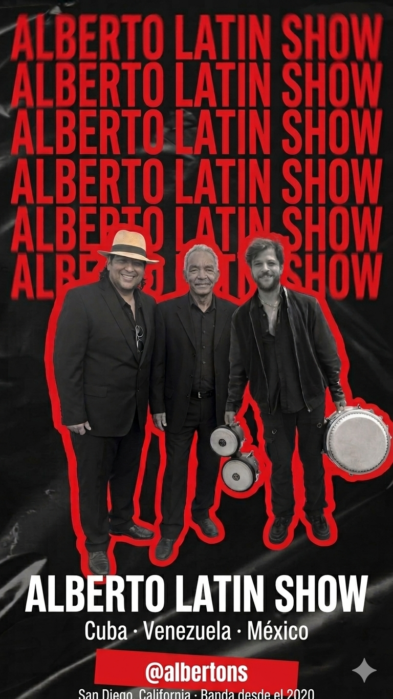Póster oficial de Albertos Latin Show